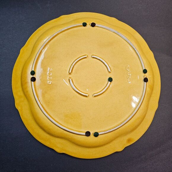 Vtg Antipasto Ceramic Chop Plate 13" Platter Italian Kitchen Appetizers - Picture 2 of 3